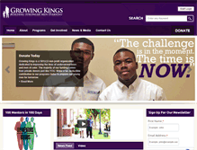 Tablet Screenshot of growingkings.org
